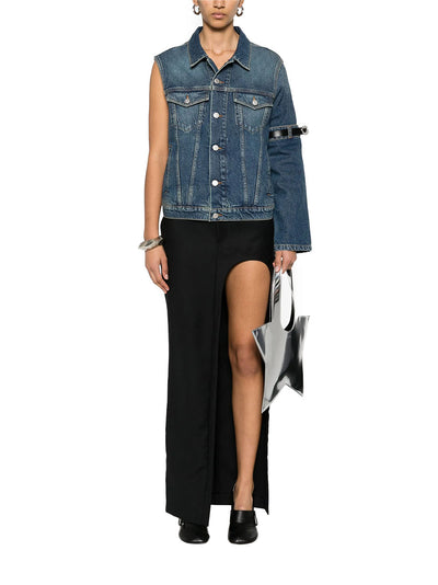 One-Arm Denim Jacket Blue Vintage