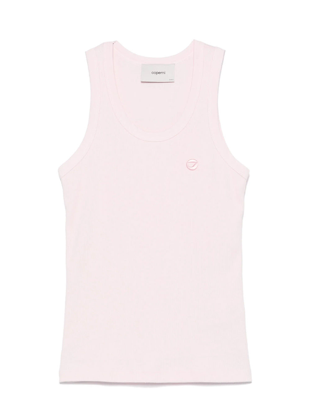 Rib Logo Tank Top (Pink)