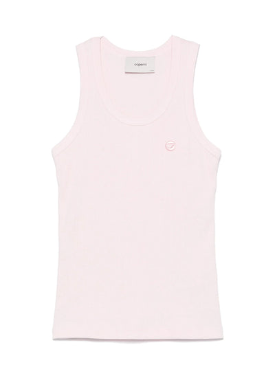 Rib Logo Tank Top (Pink)