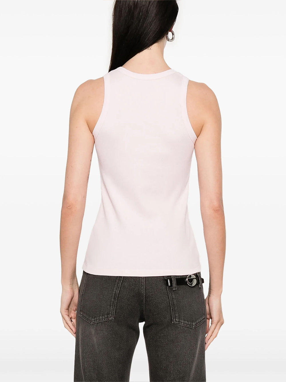 Rib Logo Tank Top (Pink)