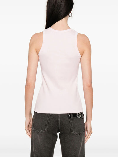 Rib Logo Tank Top (Pink)
