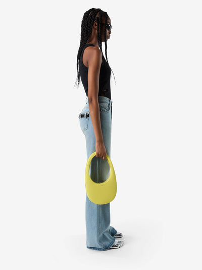 Wide Leg Denim Pants Blue Washed
