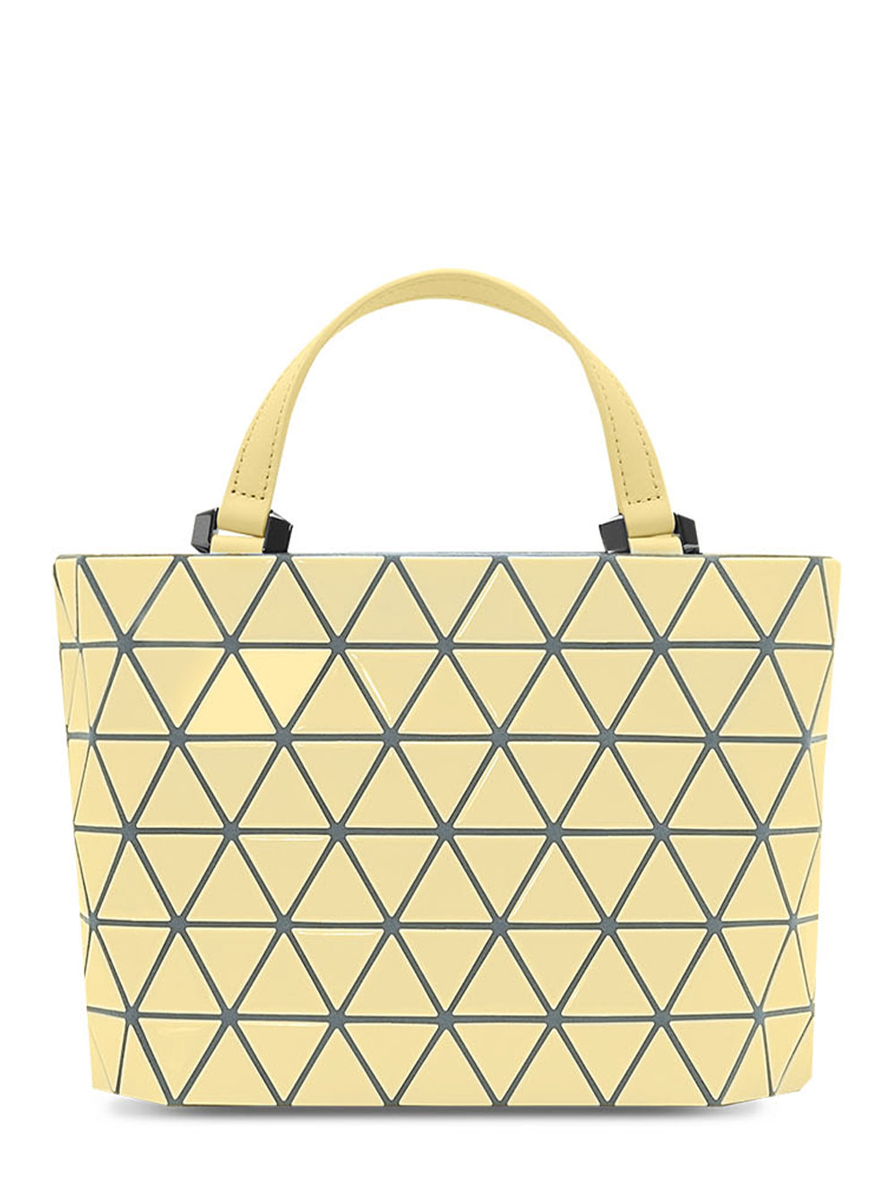 CRYSTAL GLOSS Handbag (Mini) (Cream Yellow)