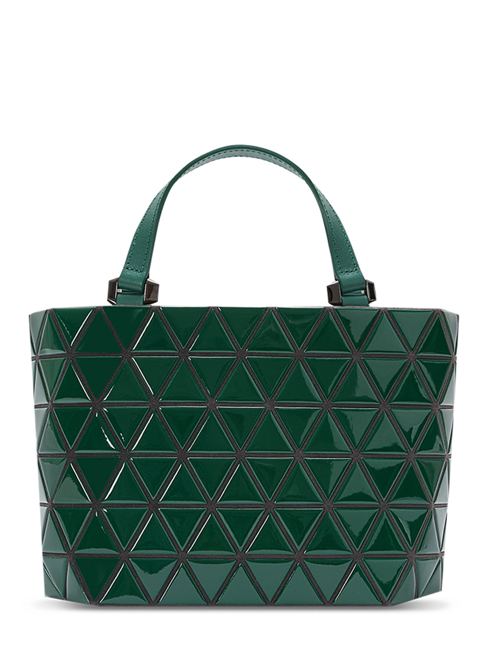 CRYSTAL GLOSS Handbag (Mini) (Deep Green)
