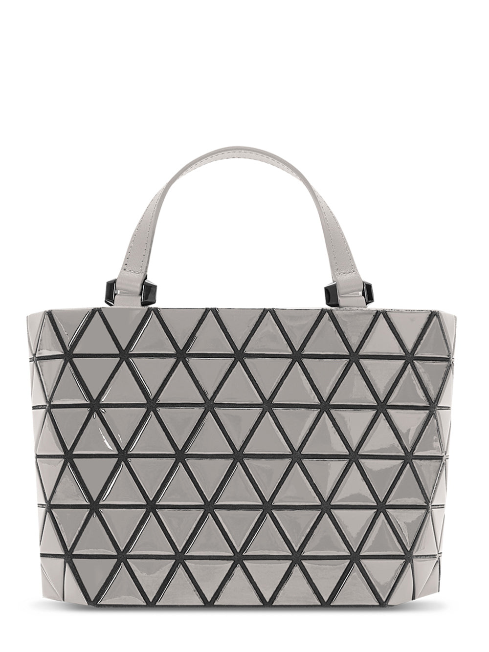 CRYSTAL GLOSS Handbag (Mini) (Greige)