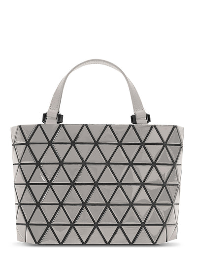 CRYSTAL GLOSS Handbag (Mini) (Greige)