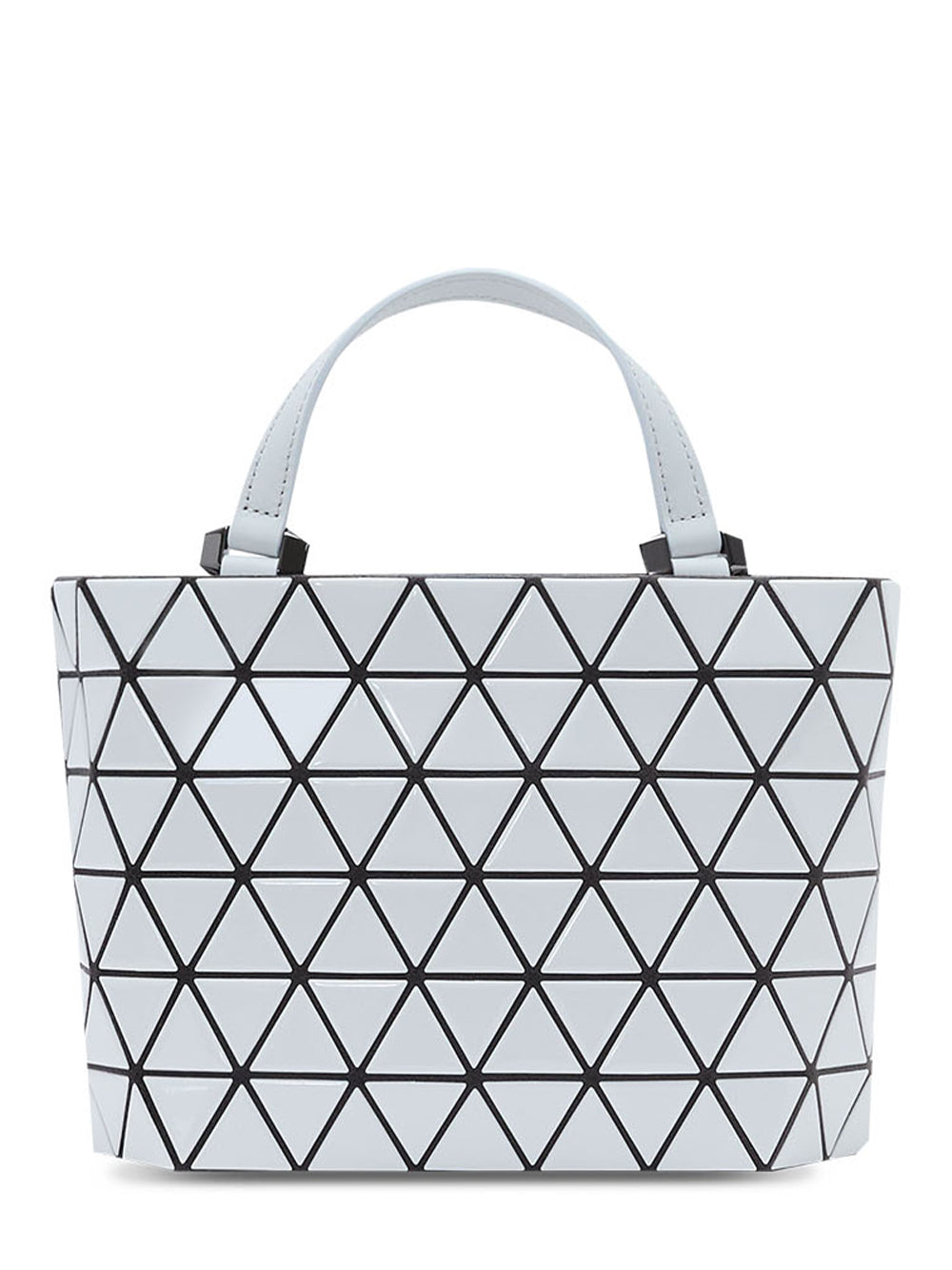 CRYSTAL GLOSS Handbag (Mini) (Light Gray)