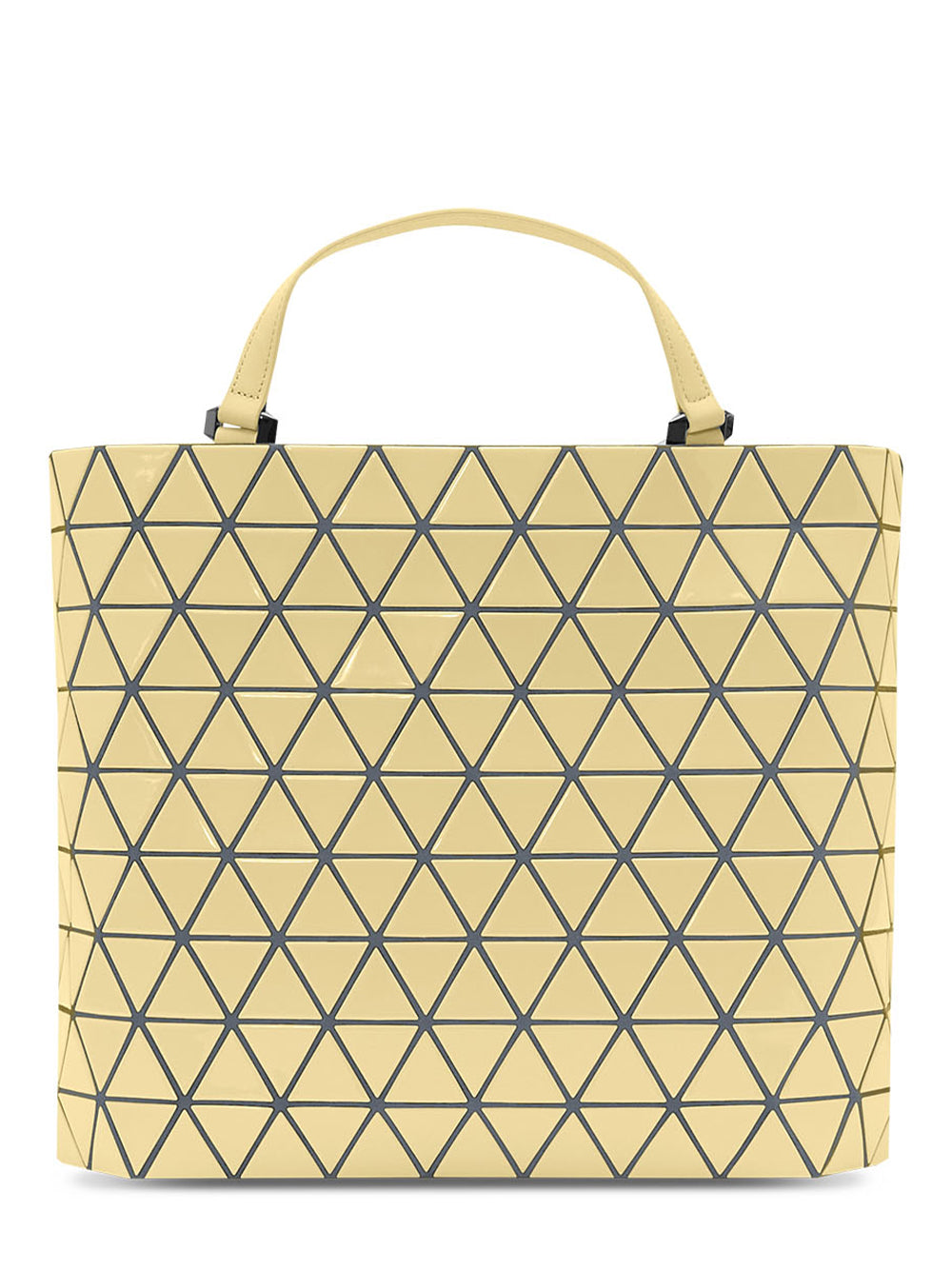 CRYSTAL GLOSS Handbag (Small) (Cream Yellow)