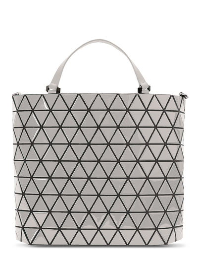 CRYSTAL GLOSS Handbag (Small) (Greige)