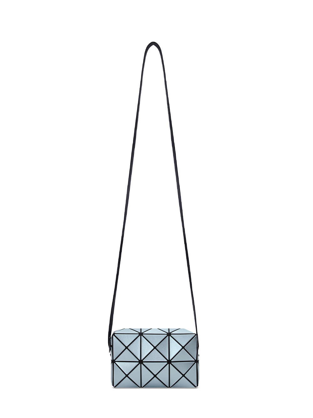 CUBOID METALLIC Shoulder Bag (Light Blue)