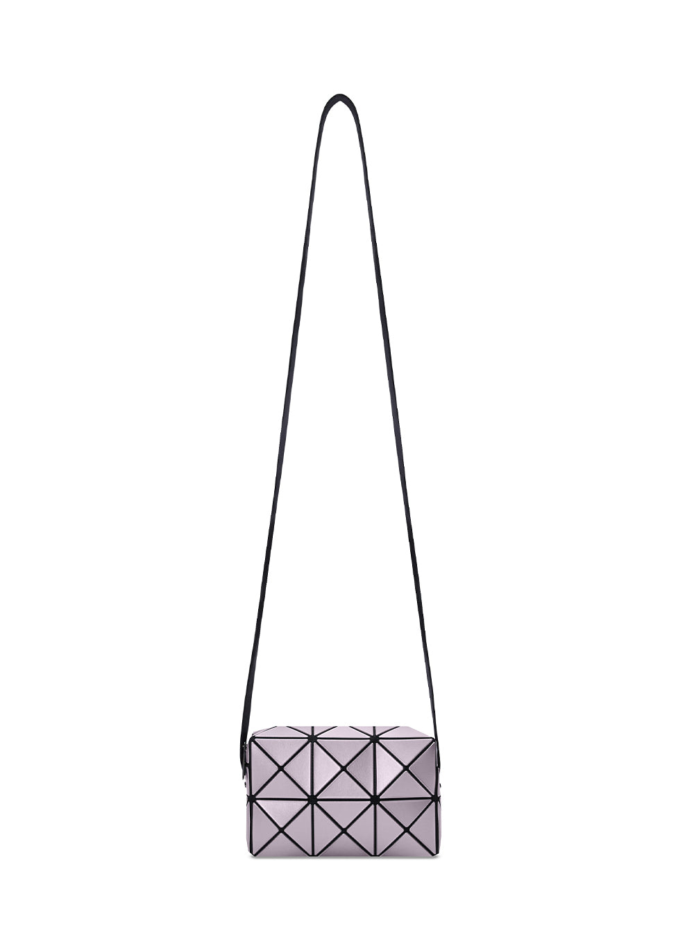 CUBOID METALLIC Shoulder Bag (Light Pink)