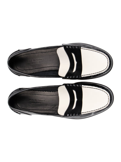 Carter Loafer (Black/White)