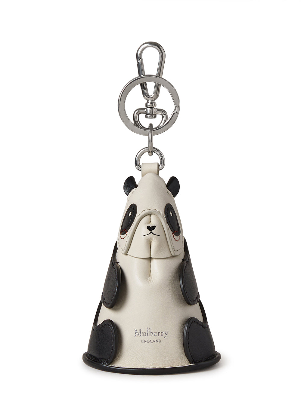 Case Keyring Panda (Black & Eggshell)