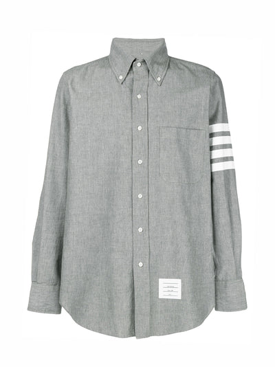 Chambray 4-Bar Shirt (Medium Grey)