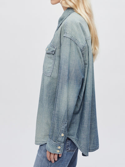 Chambray Oversized Shirt (Paradise Cove)