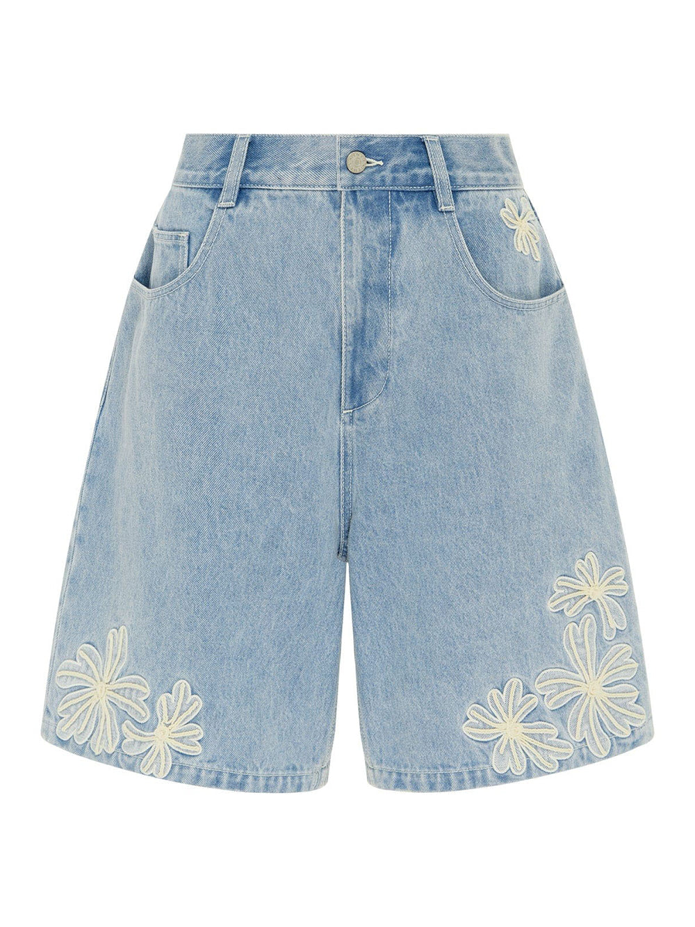 Charlene Denim Short (Light Wash)