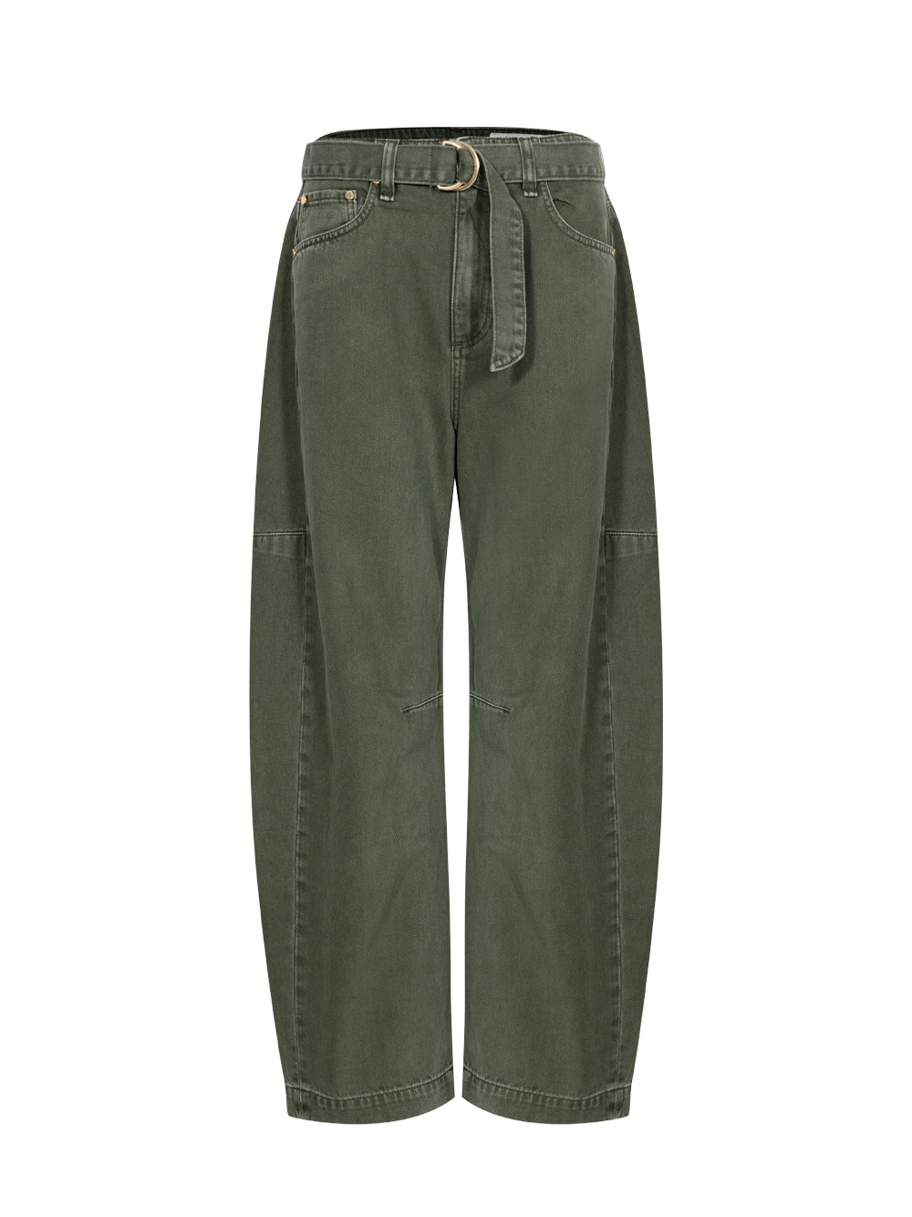 Charlie Barrel With Belt (Dark Olive Stone)