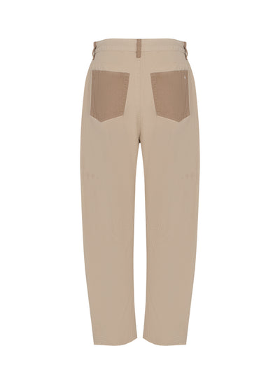 Charlie Cotton Pant (Light Tan)