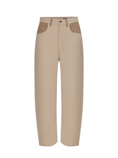 Charlie Cotton Pant (Light Tan)