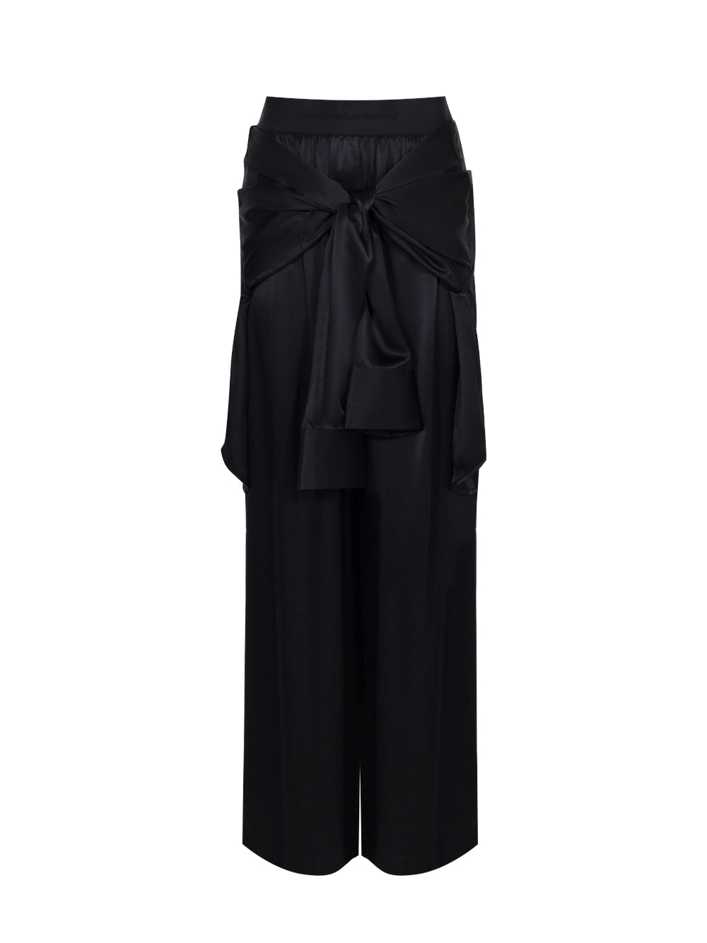 Charmeuse Pre-Styled Boxer Pant (Black)