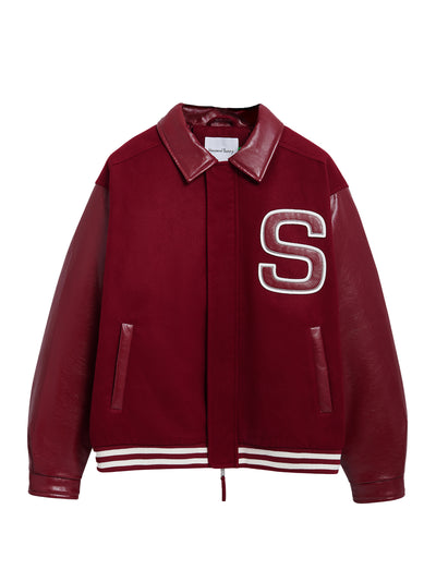 Cherry Red Bomber Jacket (Blood Red)