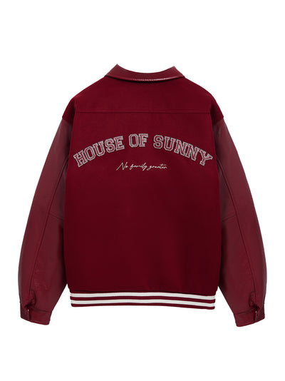 Cherry Red Bomber Jacket (Blood Red)