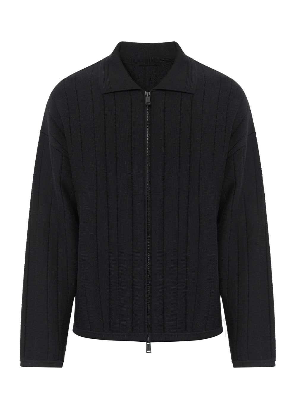 Choice Zip Cardigan (Black)