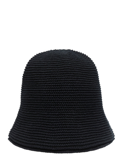 Choices Knitted Bucket Hat (ฺBlack)