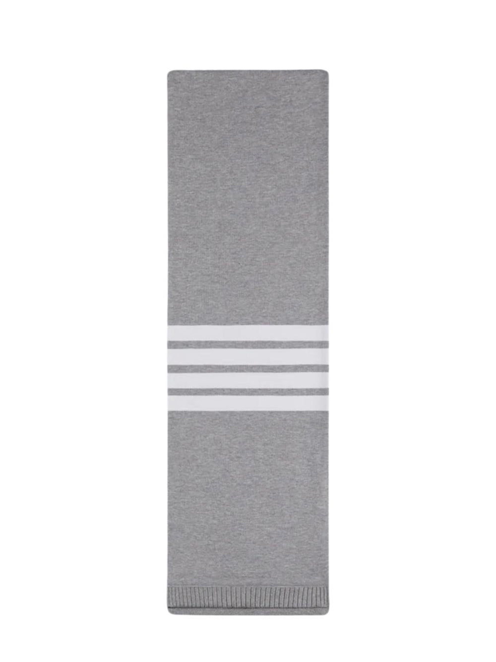 Classic 4-Bar Loopback Scarf (Light Grey)