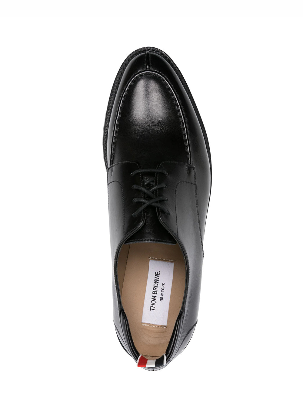 Classic Calf Commando Sole Apron Stitch Derby (Black)