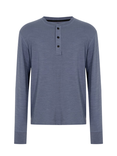 Classic Flame Henley (Sea Grey)