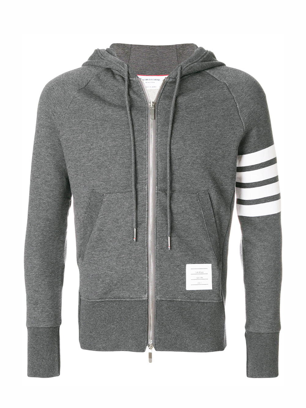Classic Loopback Full Zip Hoodie (Dark Grey)
