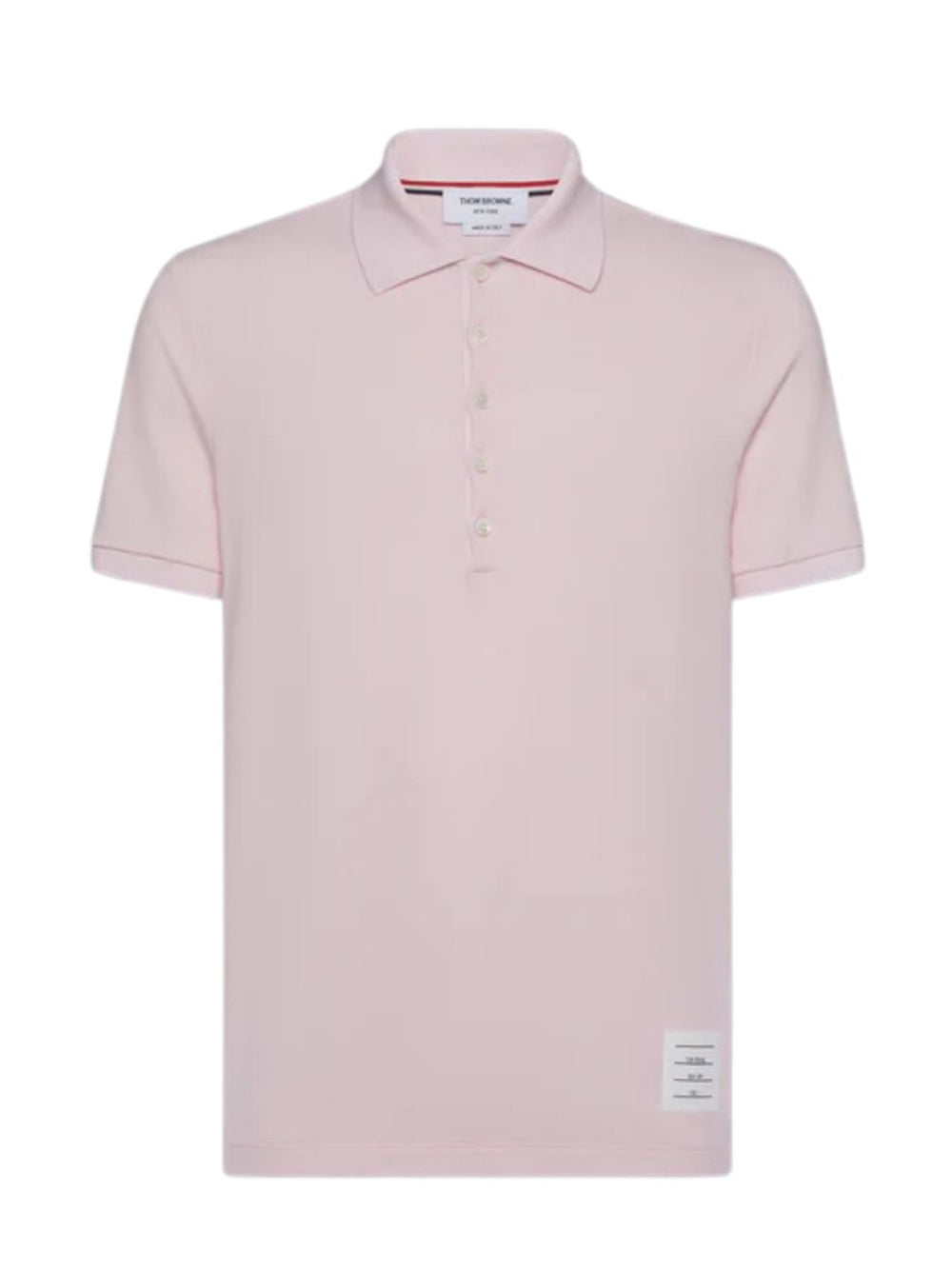 Classic Pique 4-Bar Short Sleeve Polo (Light Pink)