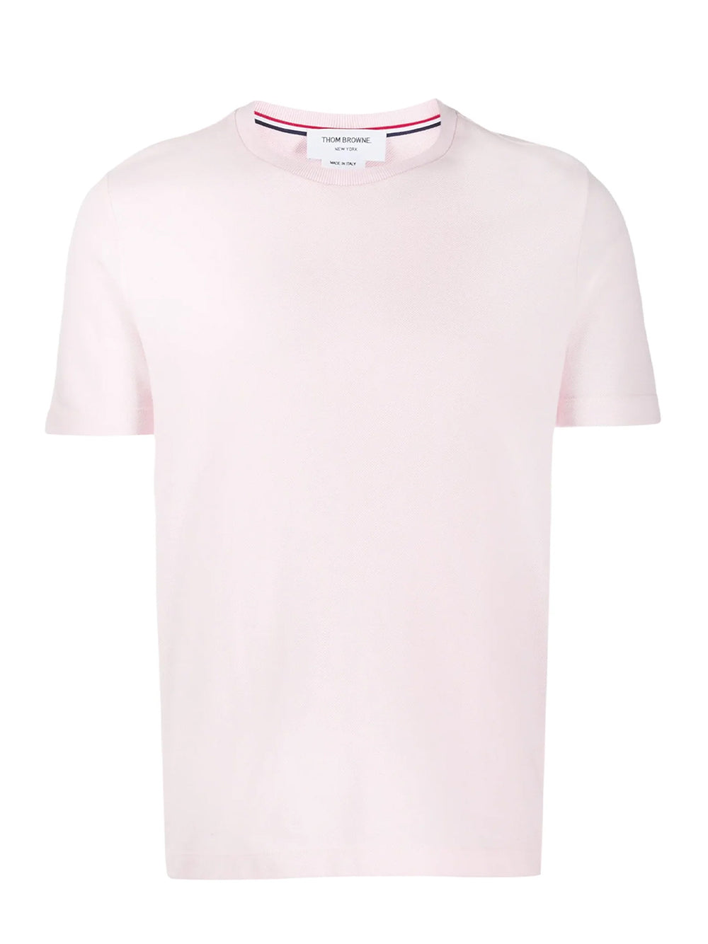 Classic Pique 4-Bar Tee (Light Pink)