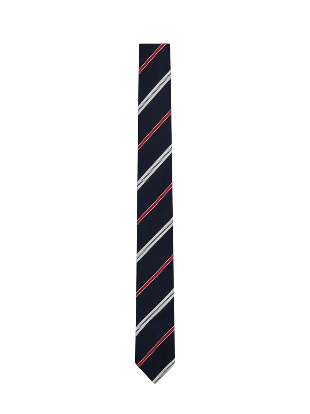 Classic Silk Cotton Tie (Navy)