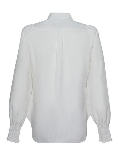 Club21 Collection Cotton Nylon Padded Shirt (White)
