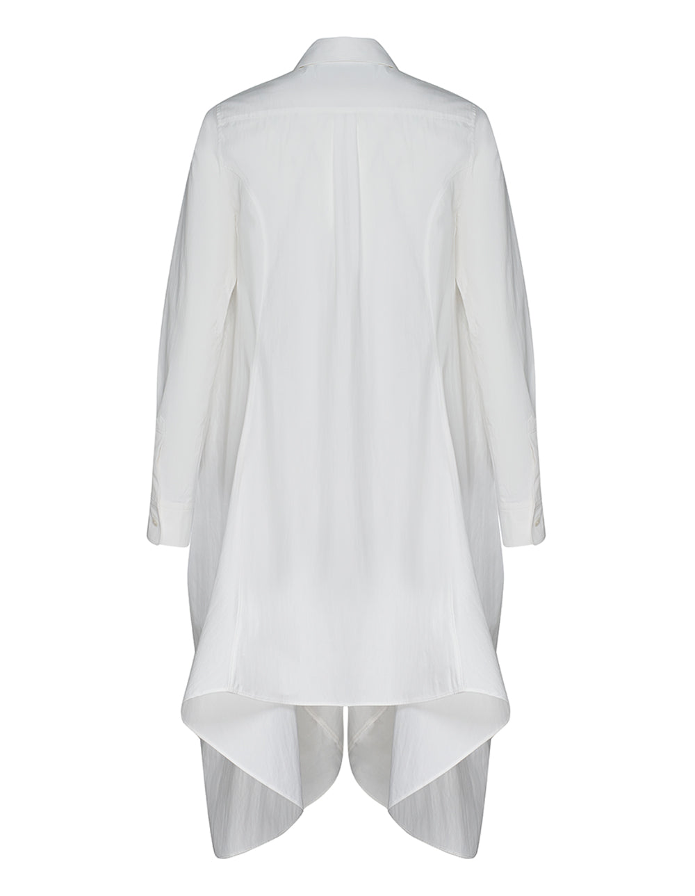 Club21 Collection Cotton Nylon Shirt Dress (White)