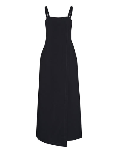 Club21 Collection Crepe Jersey Jumpsuit (Black)