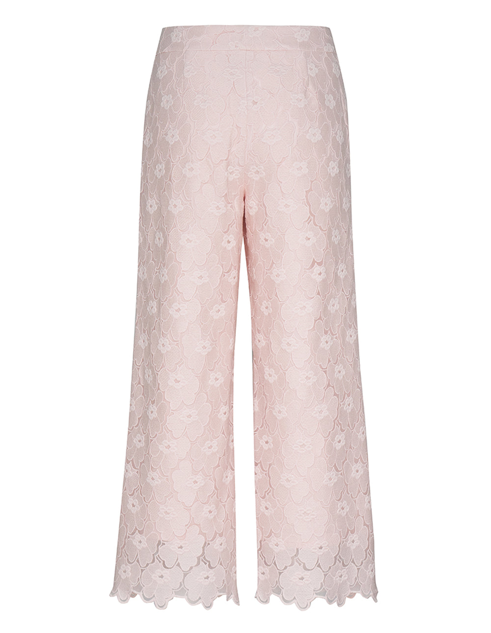 Club21 Collection Floral Lace Cropped Pants (Ivory)