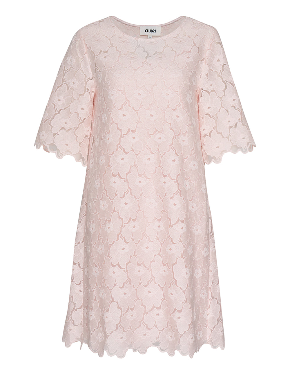 Club21 Collection Floral Lace Dress (Ivory)