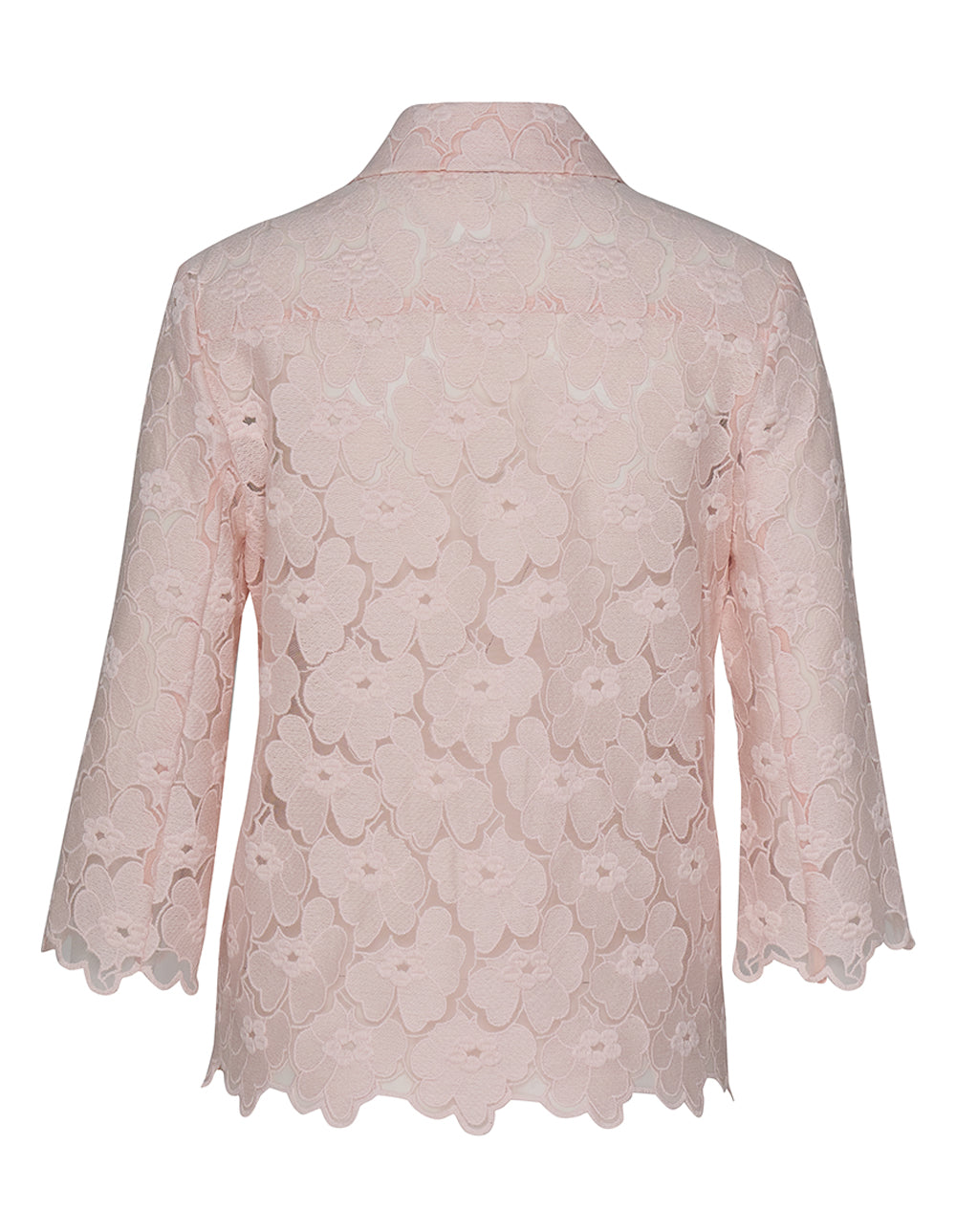 Club21 Collection Floral Lace Patch Shirt (Ivory)