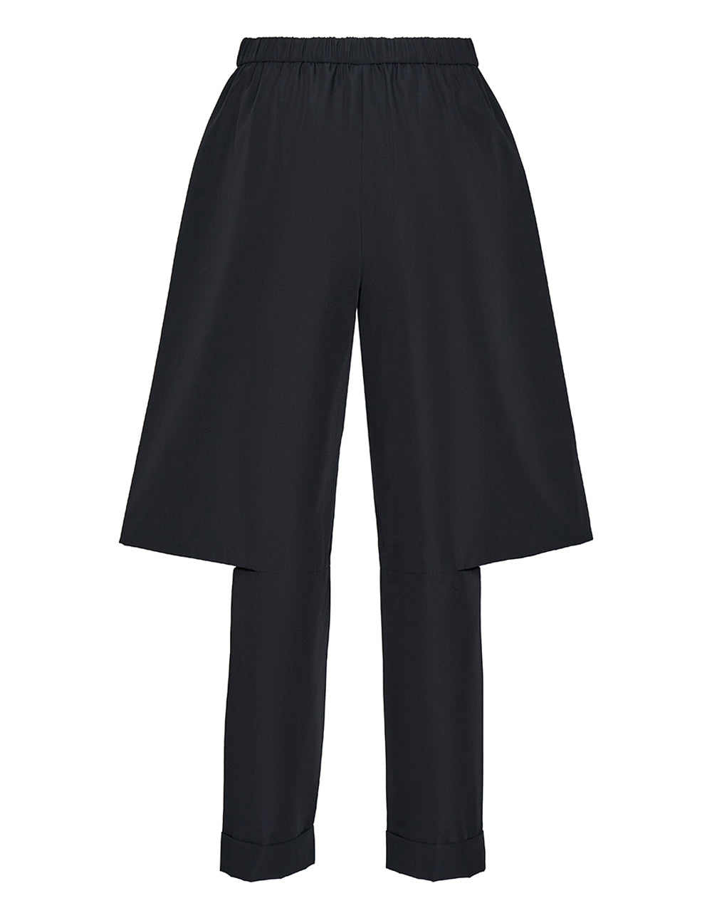 Club21 Collection Poly Wool Taffeta Cutout Pants (Black)