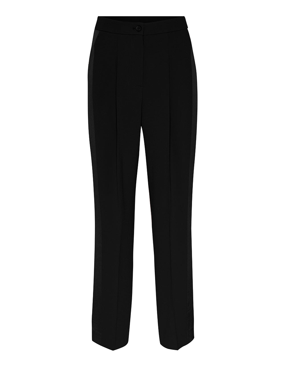 Club21 Collection Satin Back Crepe Pants (Black)