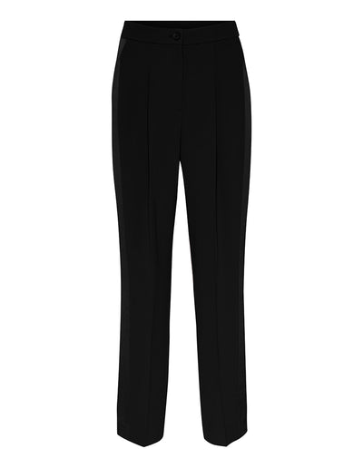 Club21 Collection Satin Back Crepe Pants (Black)