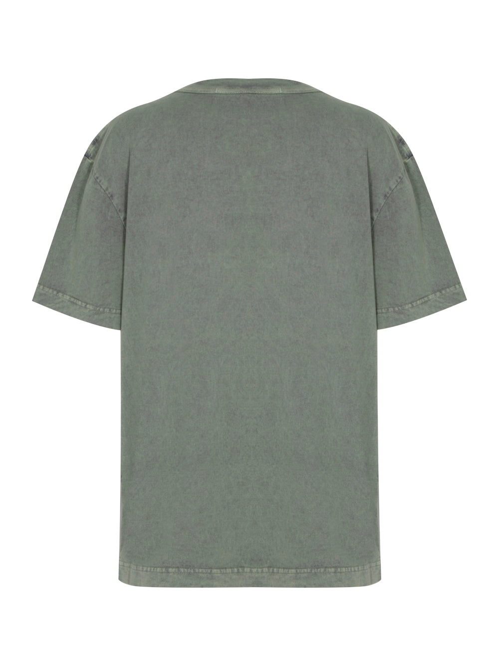 Bi-Color Acid Tee With Embossed Logo (Acid Smoke Green)