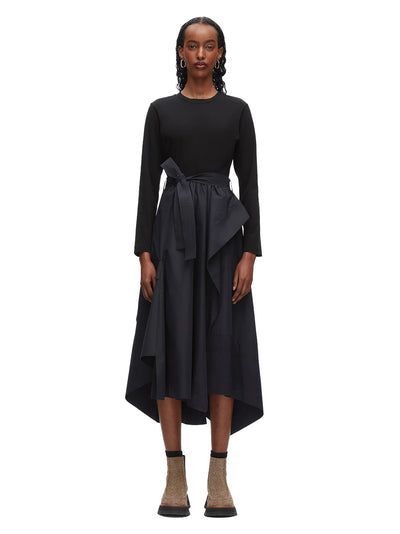 Combo T-Shirt Dress (Black-Midnight)