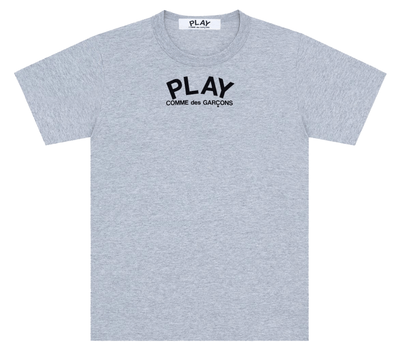     Comme-des-Garcons-Play-Front-Play-Logo-with-Black-Heart-T-Shirt-Women-Grey-1