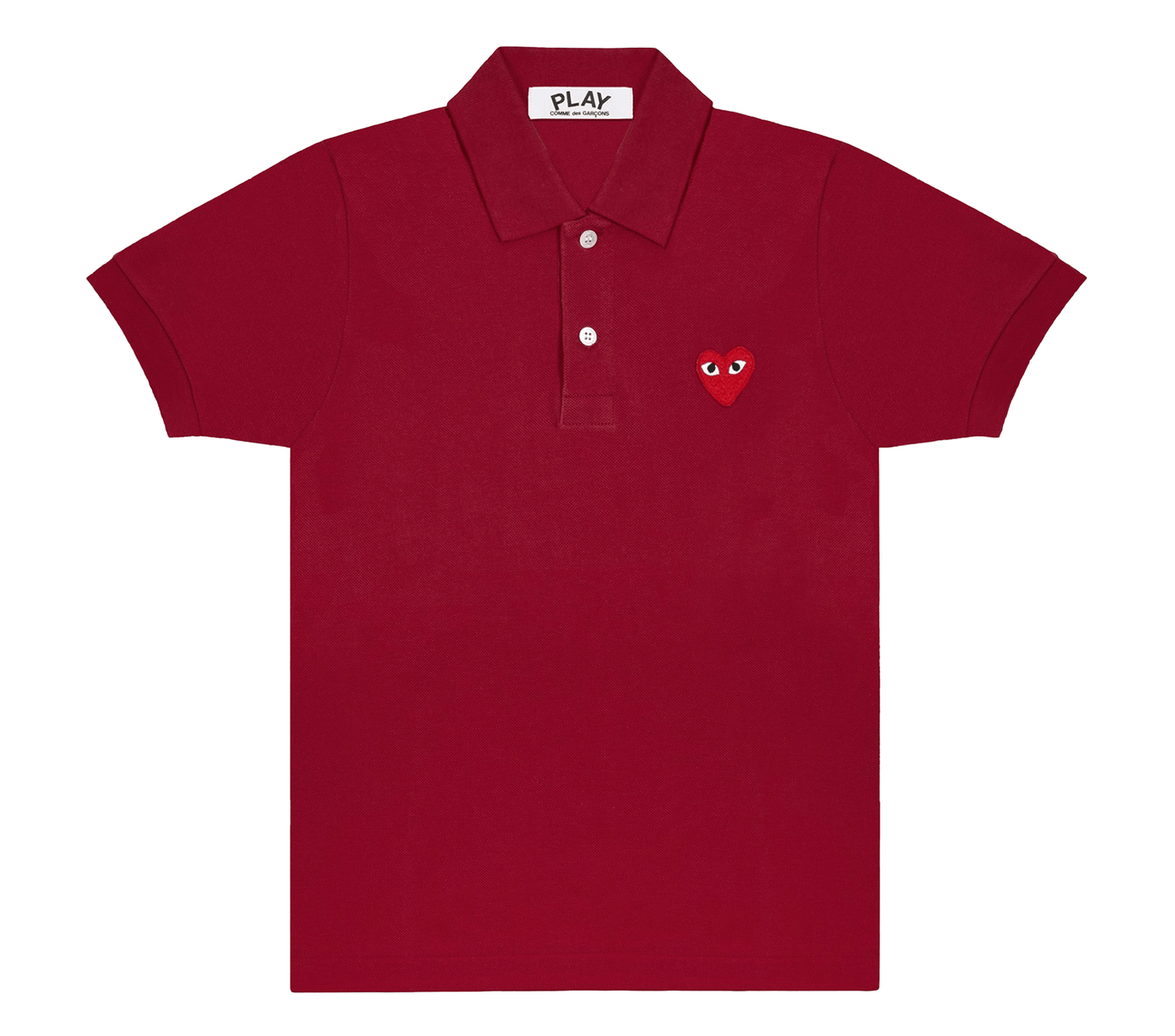    Comme-des-Garcons-Play-Polo-Shirt-with-Red-Emblem-Women-DarkRed-1