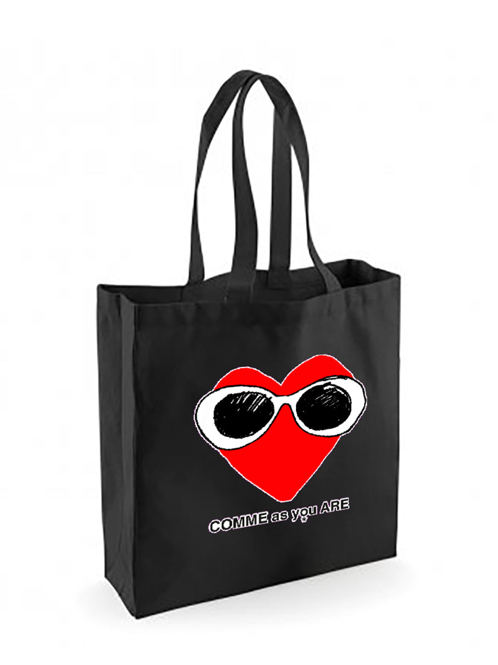 Comme Col Canvas Tote Bag (Black)