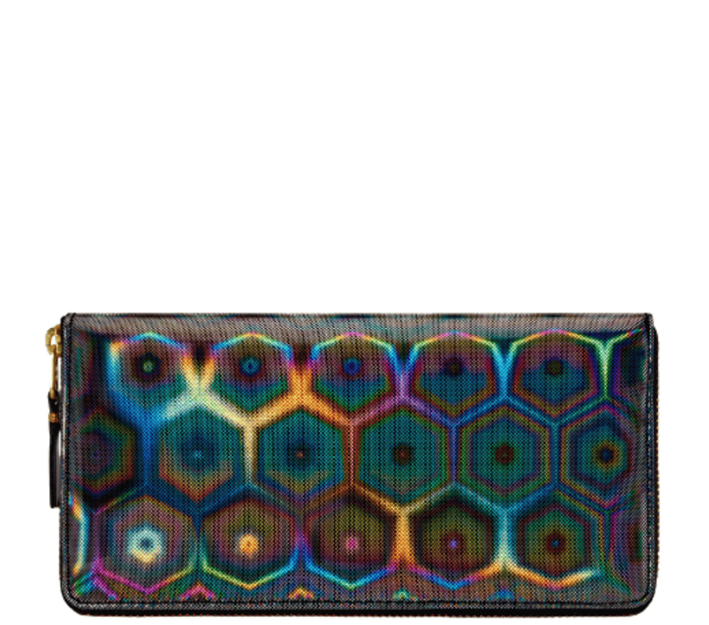 Black Rainbow Long Wallet (Black)